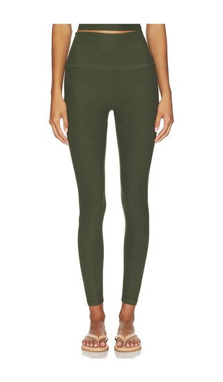 Beyond Yoga Spacedye Caught in The Midi High Waisted Legging in Dark Green. - size XL | Revolve Clothing (Global)