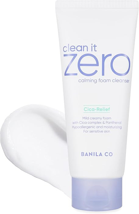 BANILA CO Clean It Zero Calming Foam Cleanser | Rich Lather Hydrating Cleansing With Soothing Fin... | Amazon (US)