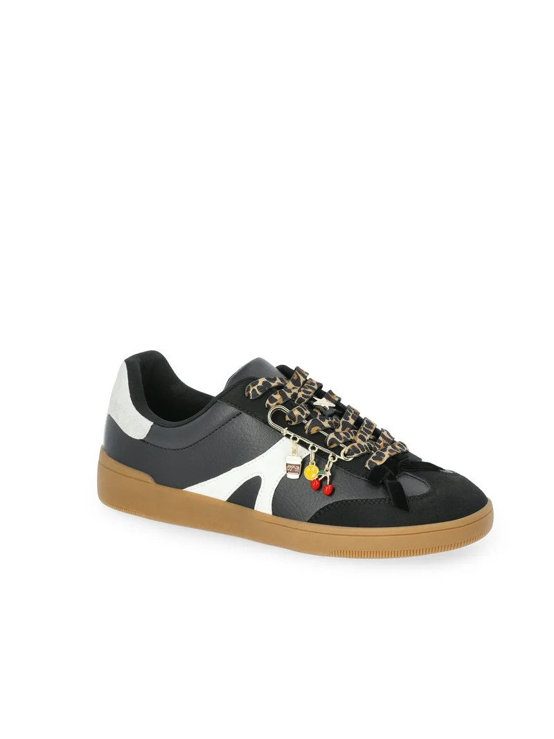 No Boundaries Women's Lace-Up Sport Sneakers with Charms | Walmart (US)