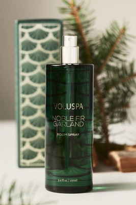 Voluspa Woody Noble Fir Garland Room Spray | Anthropologie (US)