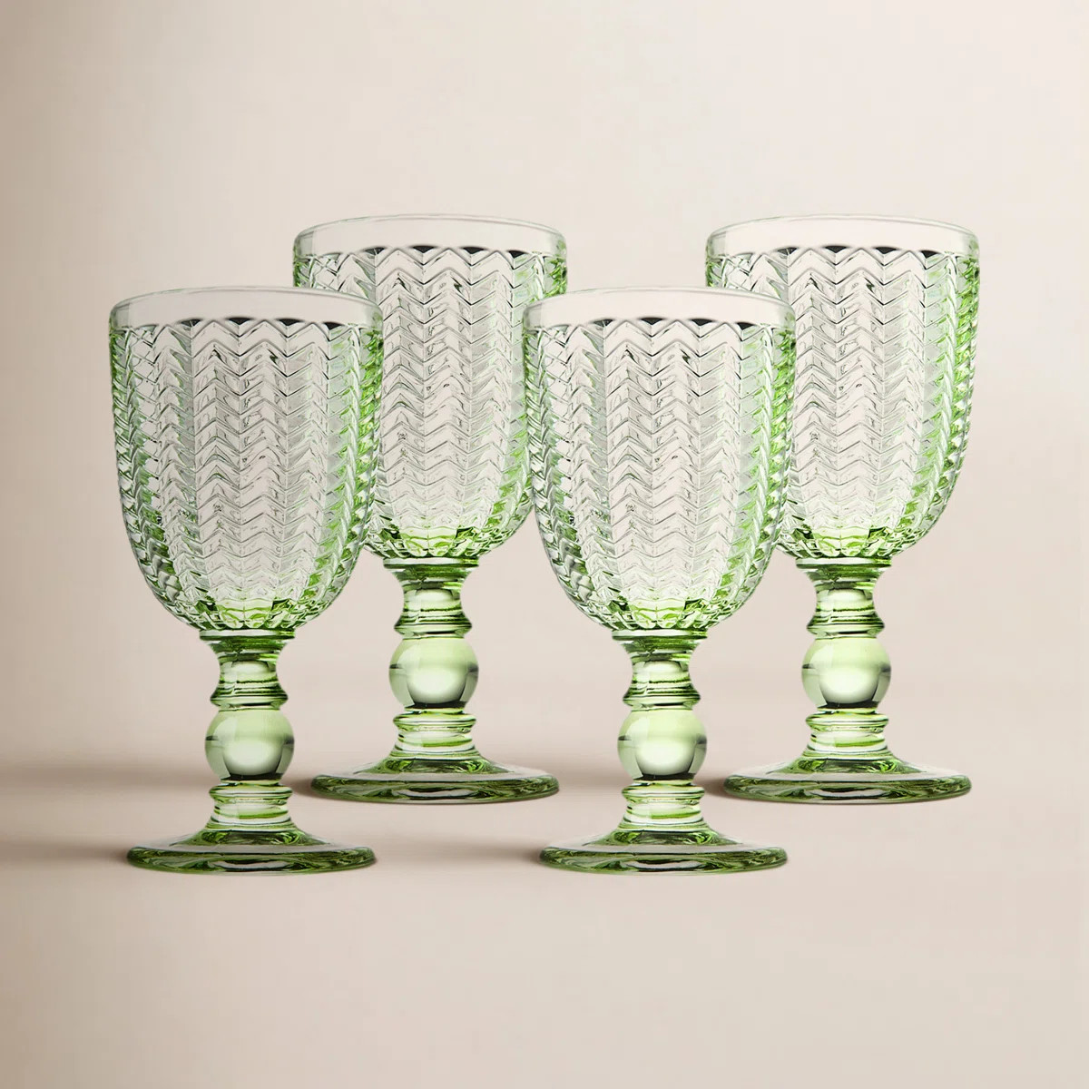Twill 6 oz. Lead Crystal Goblet (Set of 4) | Wayfair North America