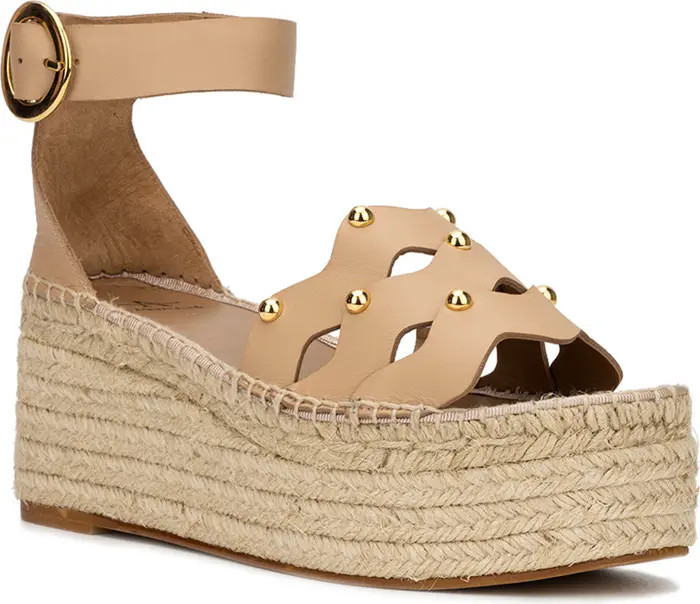 Aquatalia Brianne Studded Espadrille Platform Sandal | Nordstromrack | Nordstrom Rack