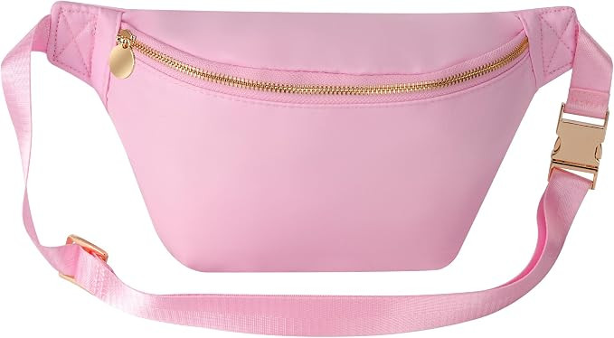 Fanny Pack Travel Belt Bag Stadium Sling Bags Approved Water-resistant Nylon Crossbody Bags for W... | Amazon (US)
