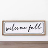 Click for more info about Welcome Fall Wood Wall Plaque