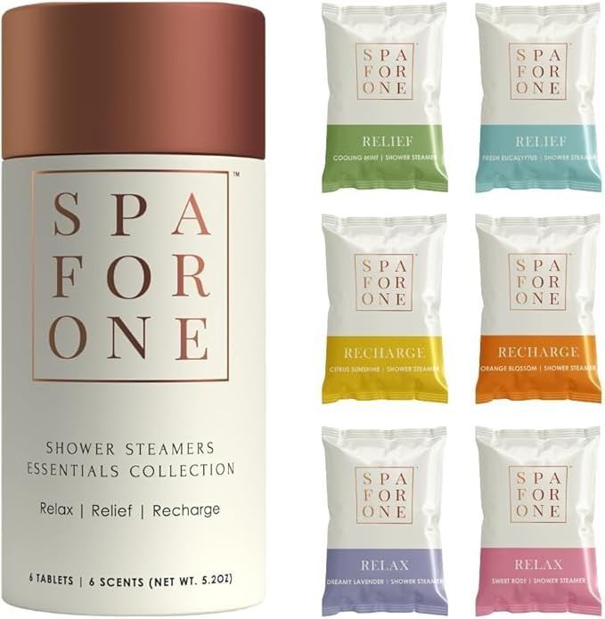 Aromatherapy Shower Steamers with Natural Essential Oils - Mothers Day Gifts for Relaxation and S... | Amazon (US)