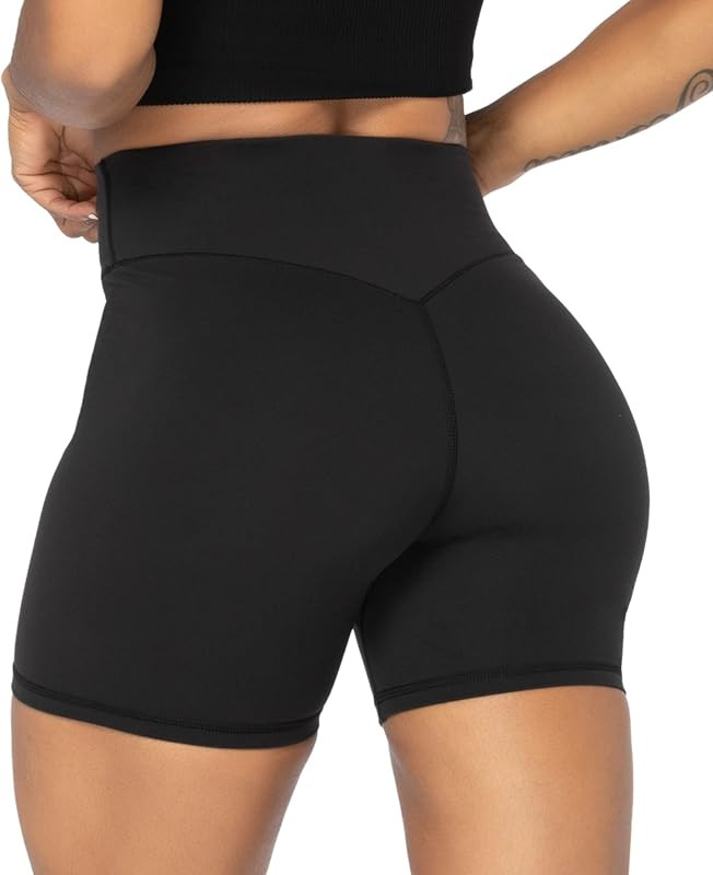 Sunzel Women's Biker Shorts in High Waist Tummy Control with No Front Seam | Amazon (US)