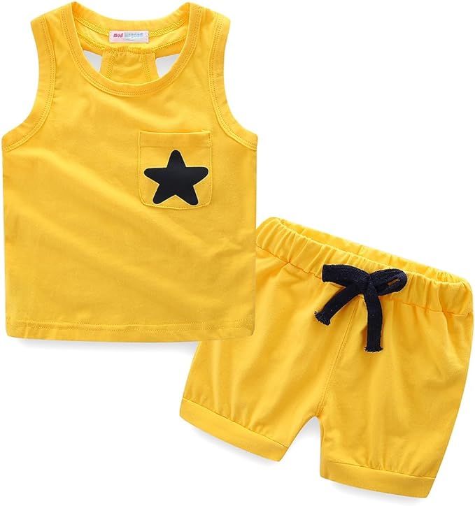 Mud Kingdom Little Girls Pajamas Set Sleeveless Cute Summer Sleepwear | Amazon (US)