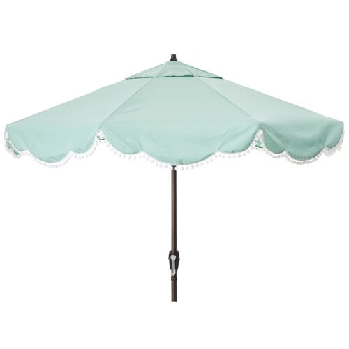 Cloud Pom-Pom Patio Umbrella | One Kings Lane