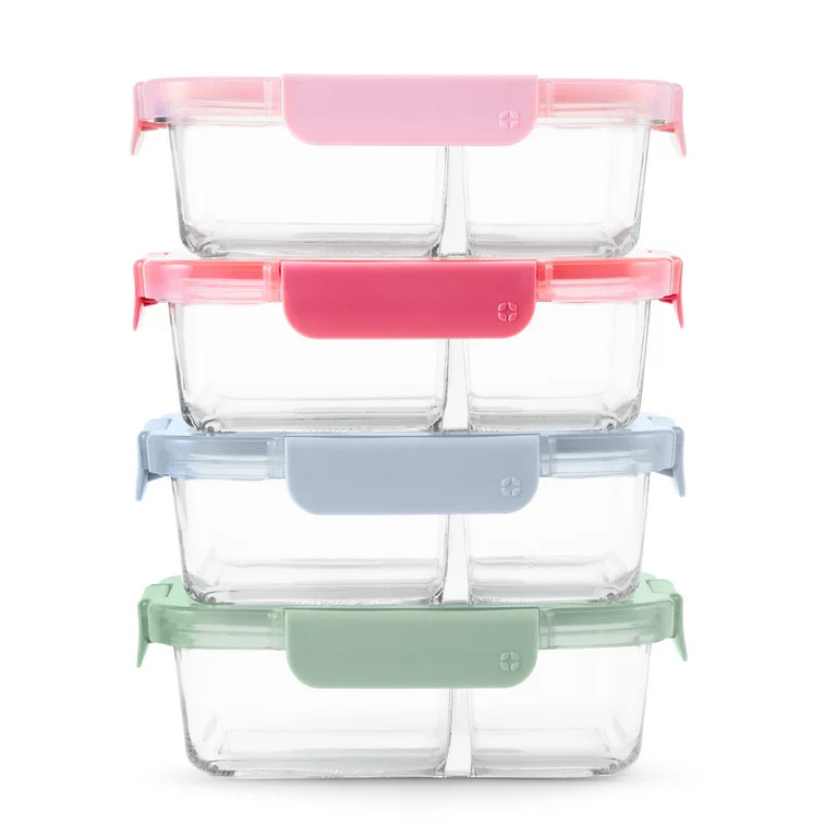 Ello Clear Glass Microwave Safe Food Storage Container | Walmart (US)