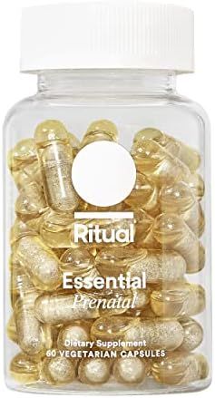 Ritual Prenatal Vitamin: Folate & Choline for Neural Tube Support, Omega-3 DHA for Fetal Brain De... | Amazon (US)