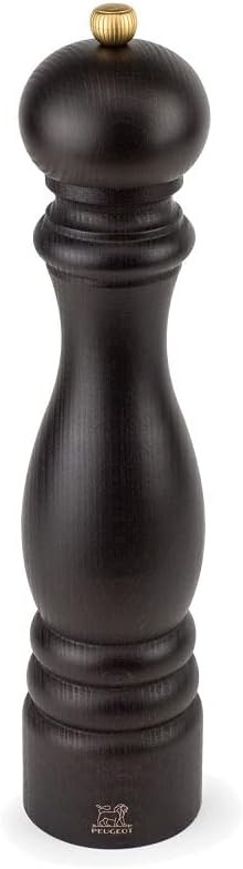 Peugeot - Paris Manual Pepper Mill - Adjustable Grinder - Beechwood, Chocolate | Amazon (US)