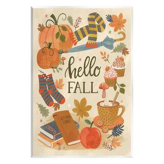 Stupell Industries Hello Fall Cozy Autumn Items Wall Plaque Art | 10" x 15" | Michaels® | Michaels Stores