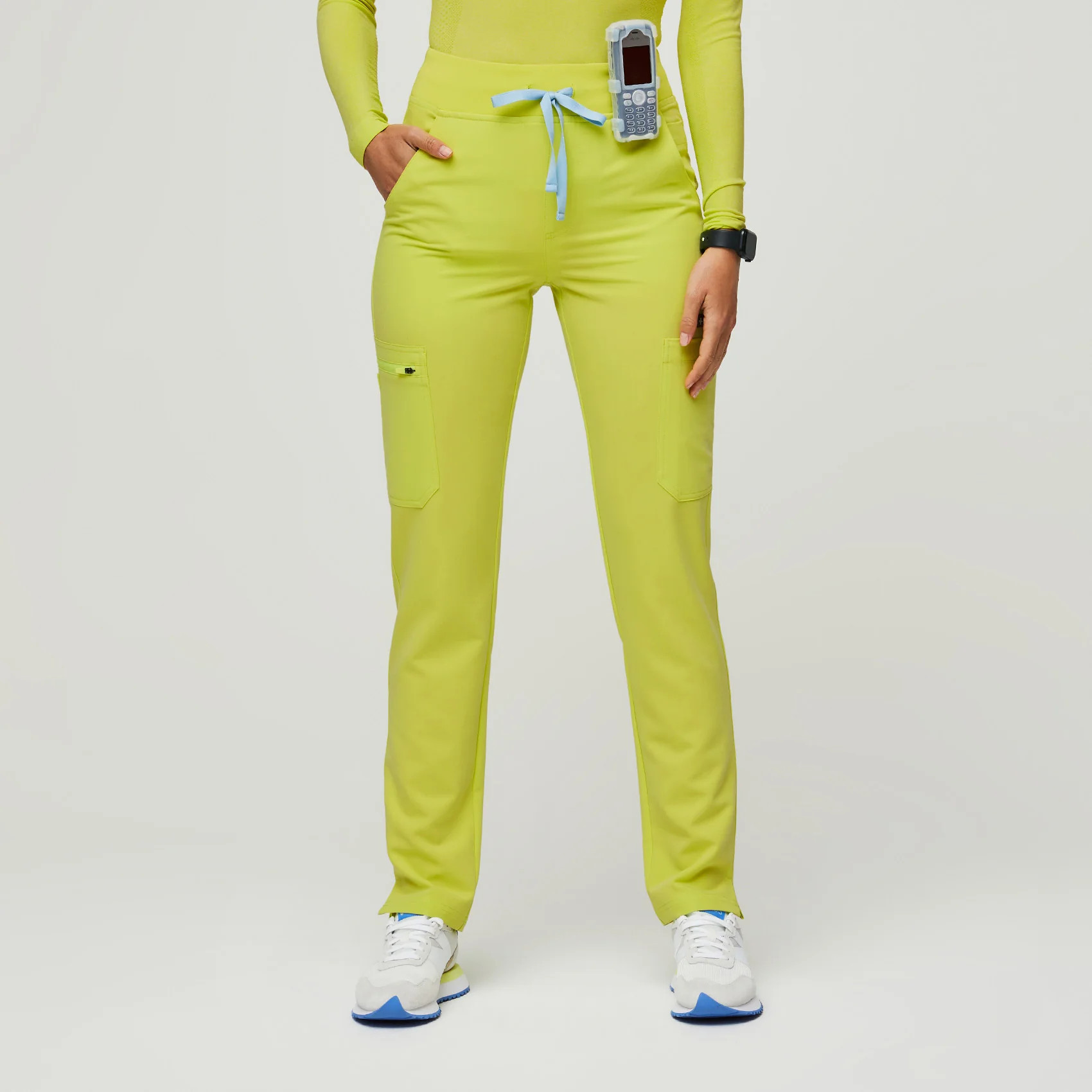 Women’s High Waisted Yola™ Skinny Scrub Pants 2.0 - Citrine · FIGS | FIGS