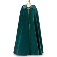 Green Velvet Morgana Cloak With Hood, Completely Lined in Satin - Custom Made Usa | Etsy (US)