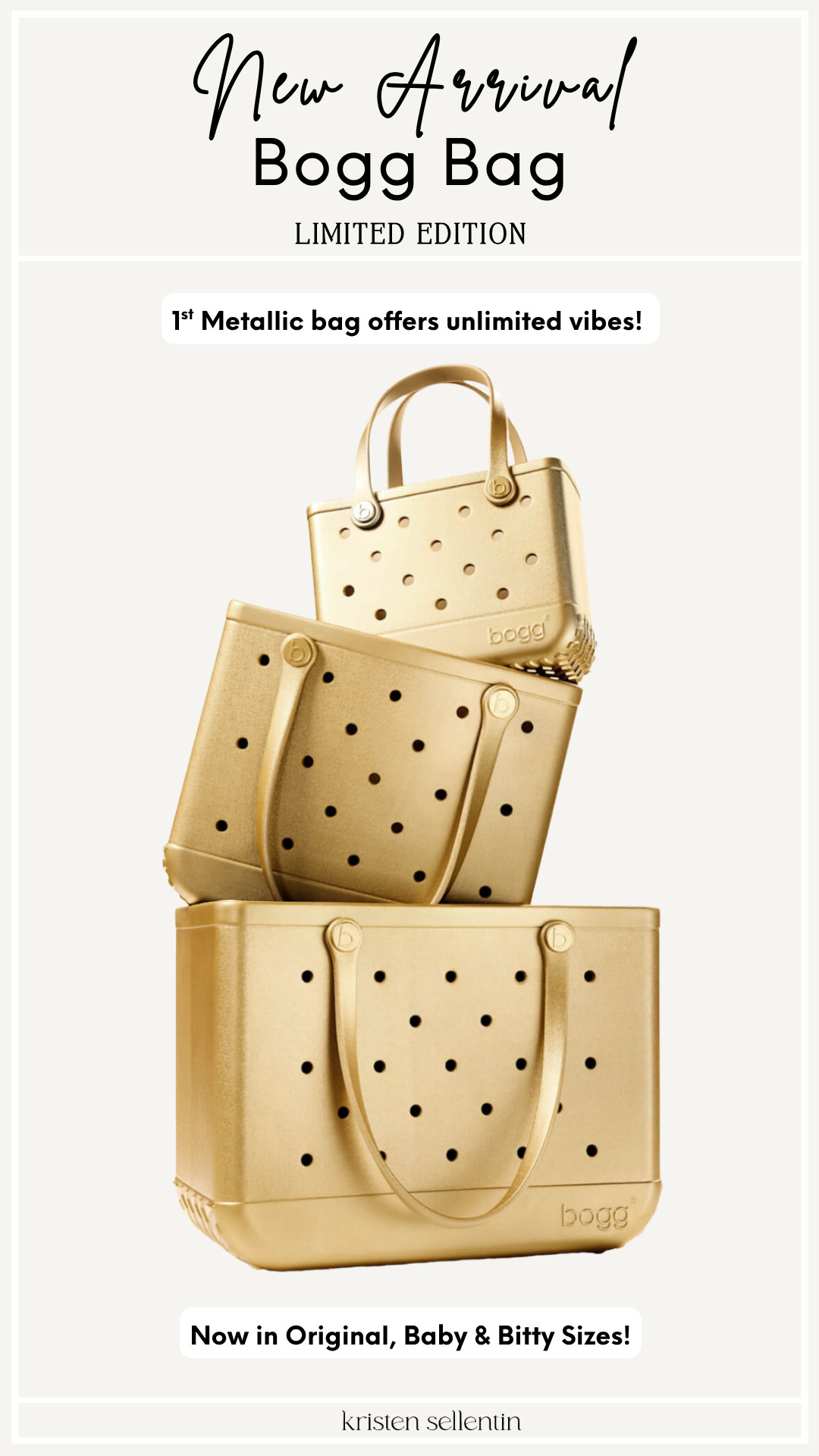 New Arrival! Bogg Bag limited edition metallic bag!

#LTKmomlife #LTKSeasonal #LTKTravel
