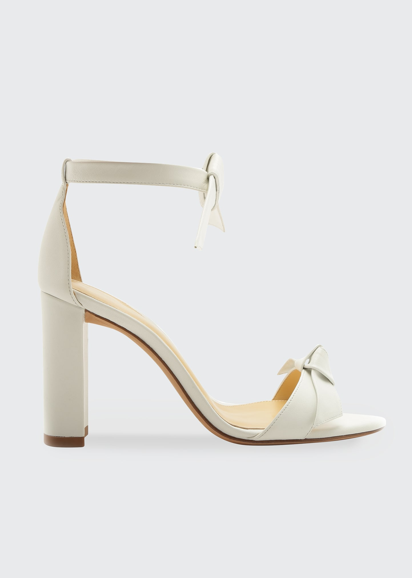 Clarita 90mm Leather Ankle-Tie High-Heel Sandals | Bergdorf Goodman