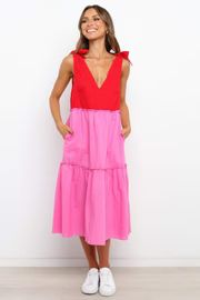 Erenda Dress - Red | Petal & Pup (US)