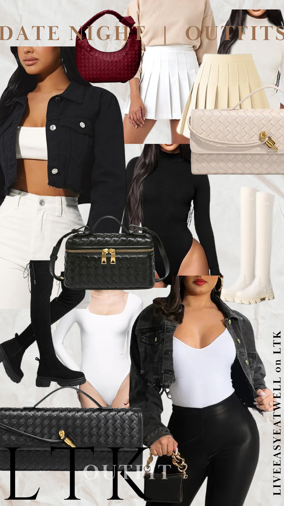 date night out outfits for every occasion 

 

#nightnout #date #datenight #blackoutfits #black #cream #white #blackaesthetic #aesthetic #offwhite #creamoutfit #gym #date #brown #red #inspo #fit #fits #throwingfits #urban #streetwear #style #styled #lasvegas #outfit #ooutd #ootd #dateoutfit #datenightfit #datenights #nightout #club #cluboutfit #preppy #prep #street #bottega #amazon #tech #boots #bag #shoes #accesory        

 #LTKMostLoved #LTKWatchNow #LTKFindsUnder100