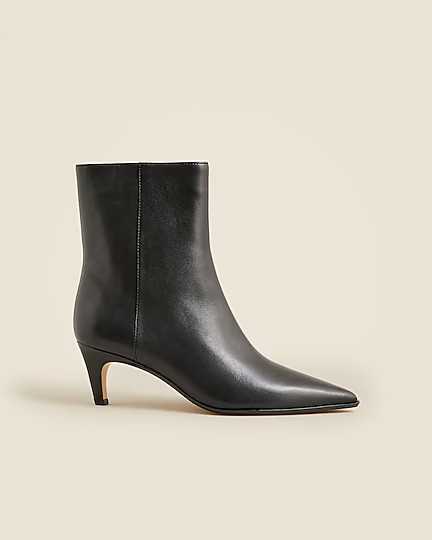 New Stevie ankle boots in leather | J. Crew US