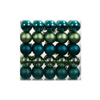 50 Pack 2.25" Peacock Shatterproof Ball Ornaments by Ashland® | Michaels Stores