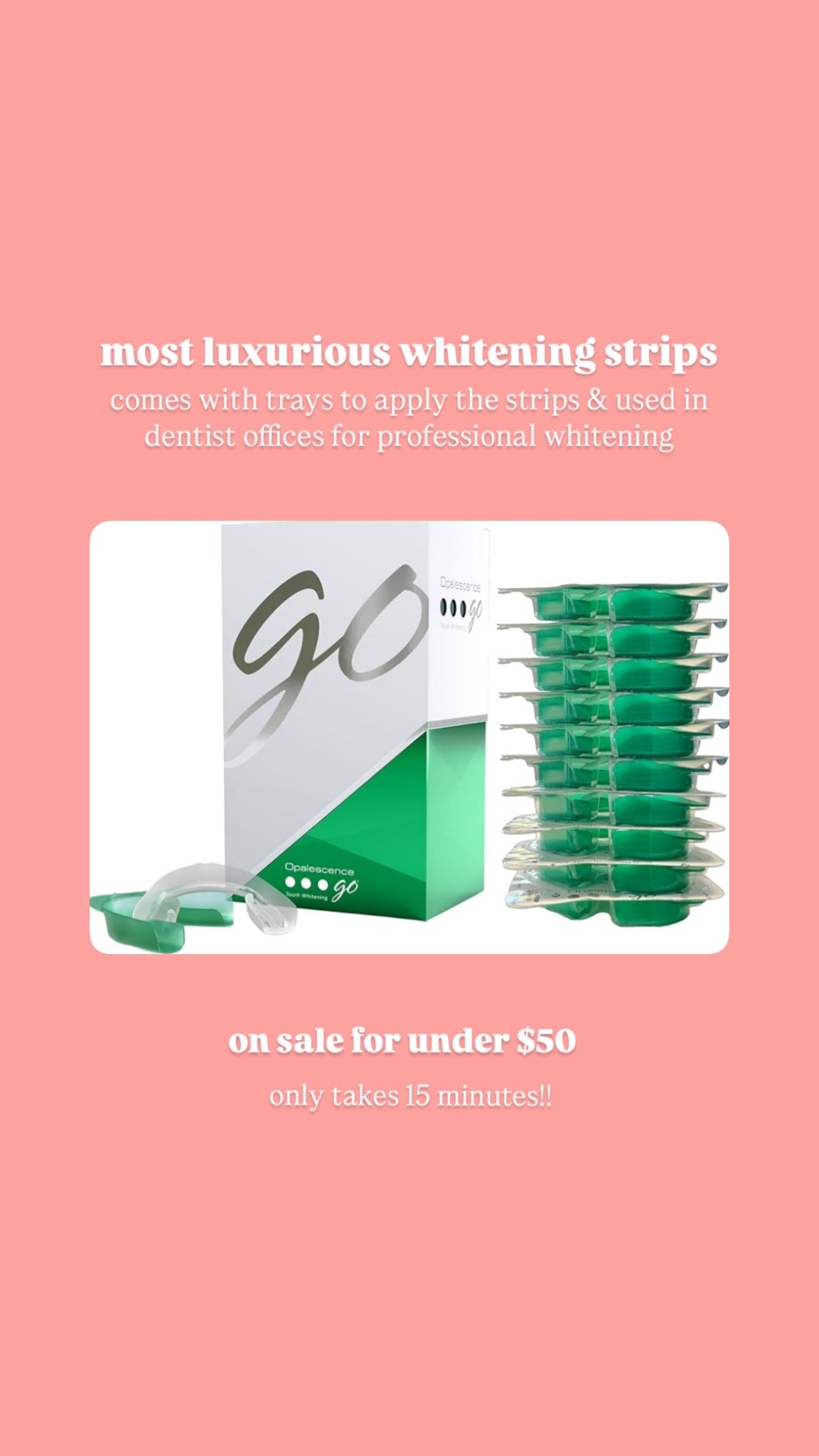 easiest and quickest way to a brighter white smile! a need for all the holiday pictures coming up! under $50 & prime! 

#LTKgrwm #LTKmorningroutine #LTKselfcare