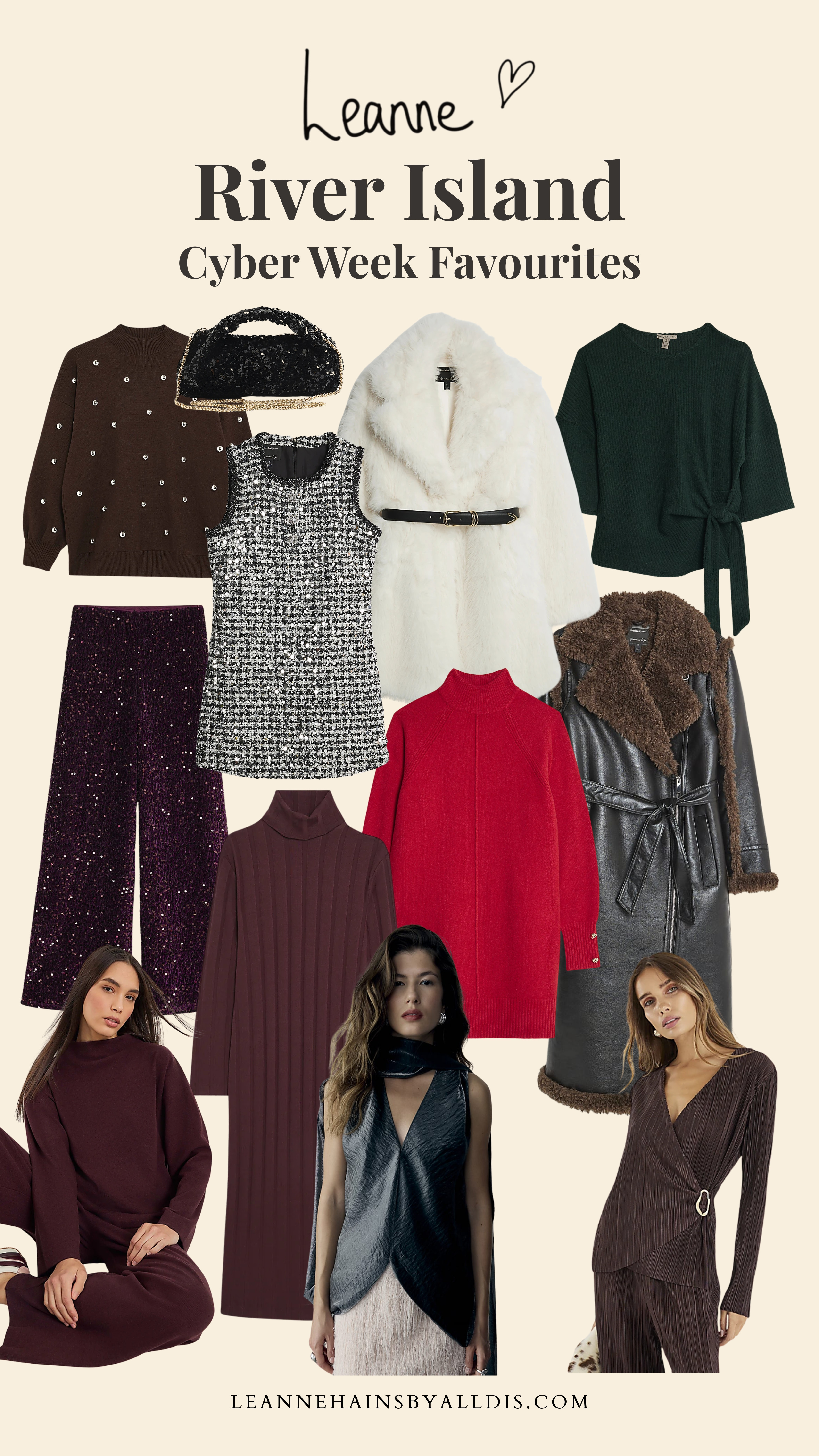 River Island cyber week faves ✨ 

 #LTKwinter #LTKfestive #LTKpartywear
