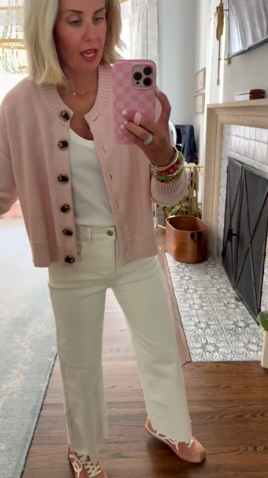 OOTD….it’s a beautiful spring day here in Nashville. I’m headed to meet some friends for lunch. Wearing xs in sweater & tee, 26 jeans & 8 sneaker. 
*Use Loopy code mixandmatchmadness 
*Use Allie + Bess code Catherine20

#LTKootd #LTKdayinmylife #LTKmomlife