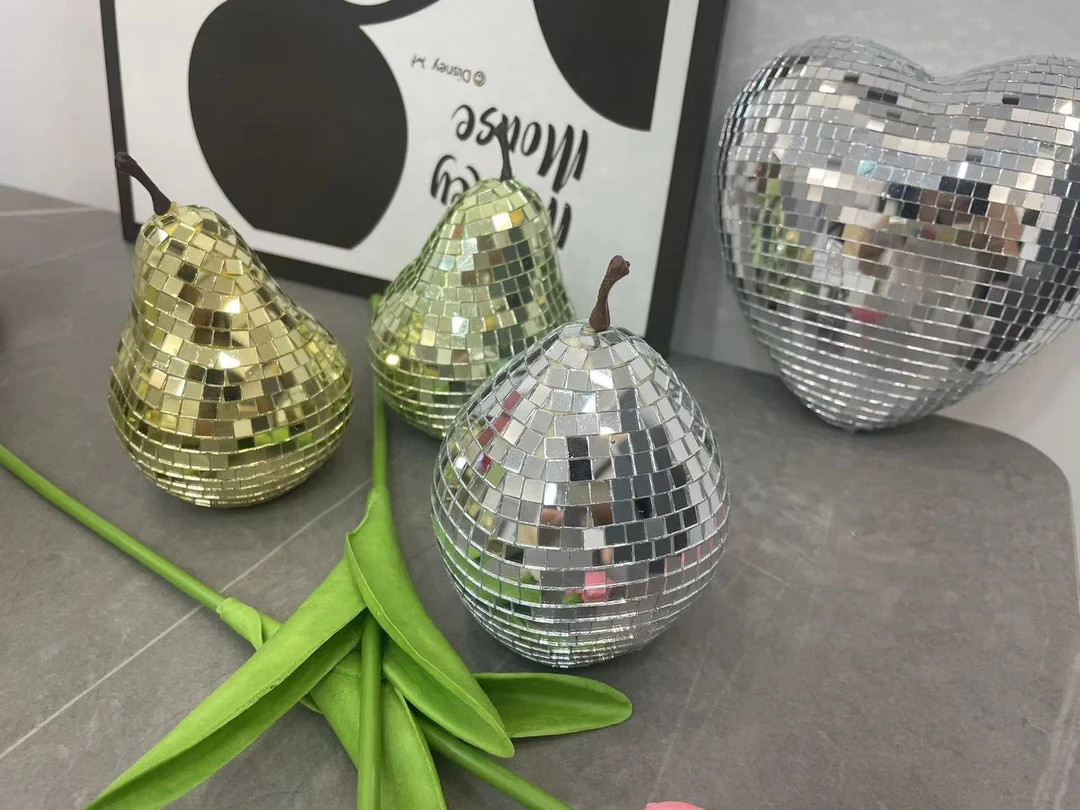 Exclusive Productsdisco Sequinspearsfruit Glass Mirror Applesdisco Pears - Etsy | Etsy (US)
