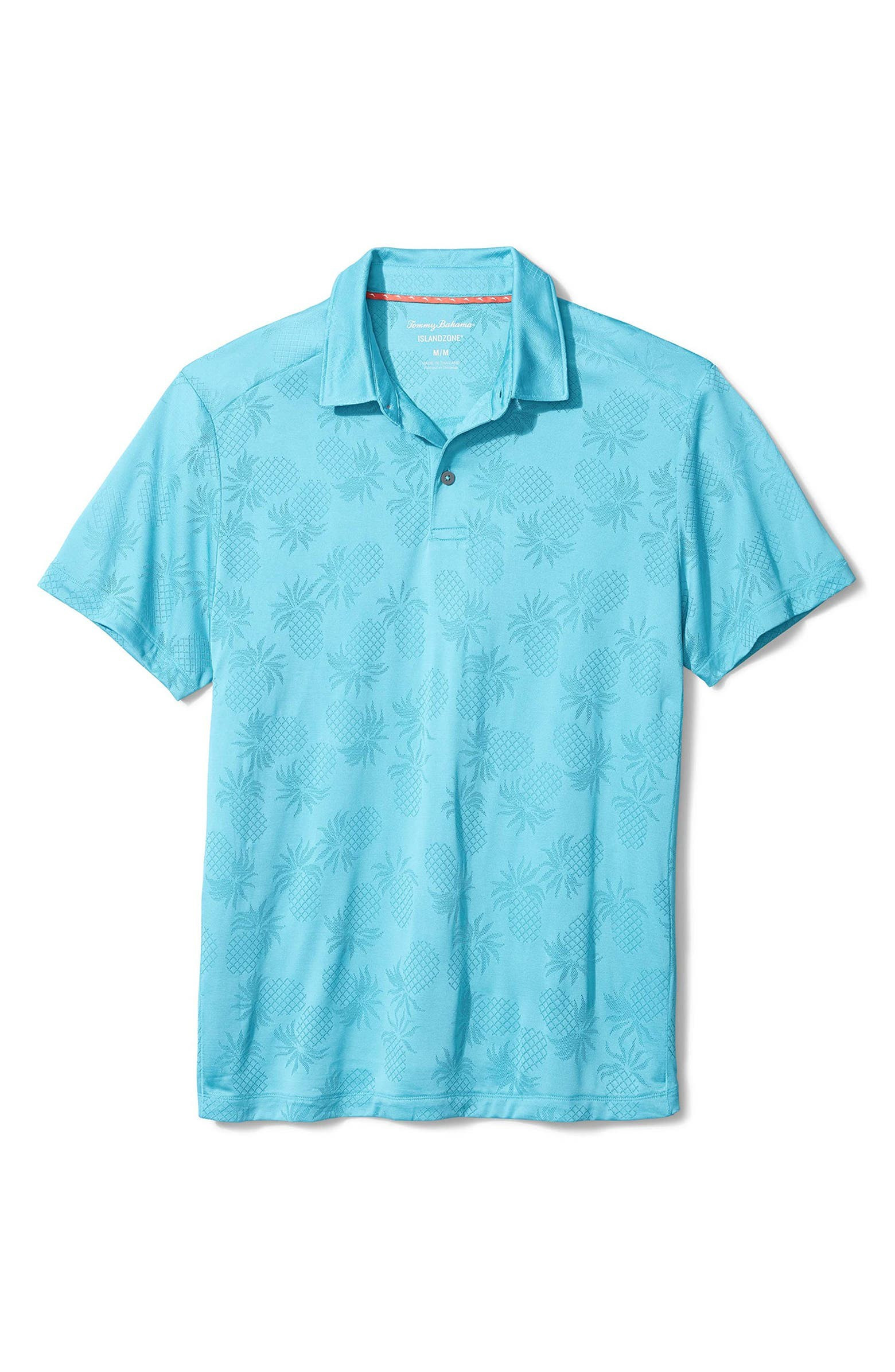 Pineapple Palm Coast Short Sleeve Polo | Nordstrom