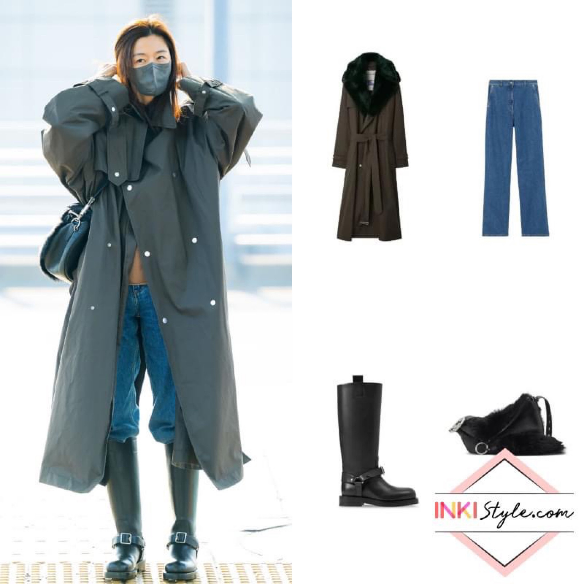 #JeonJiHyun's recent airport outfit is both confident and effortless. 
.
.
.
#jeonjihyunfashion #jeonjihyunstyle #전지현 #전지현패션 #burberry #inkistyle #inkistyle_jeonjihyun #inkistyle_burberry