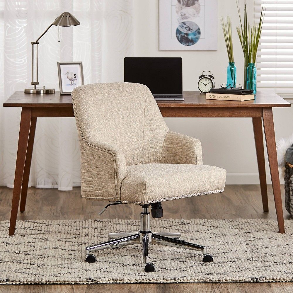 Leighton Home and Office Chair Beige - Serta | Target