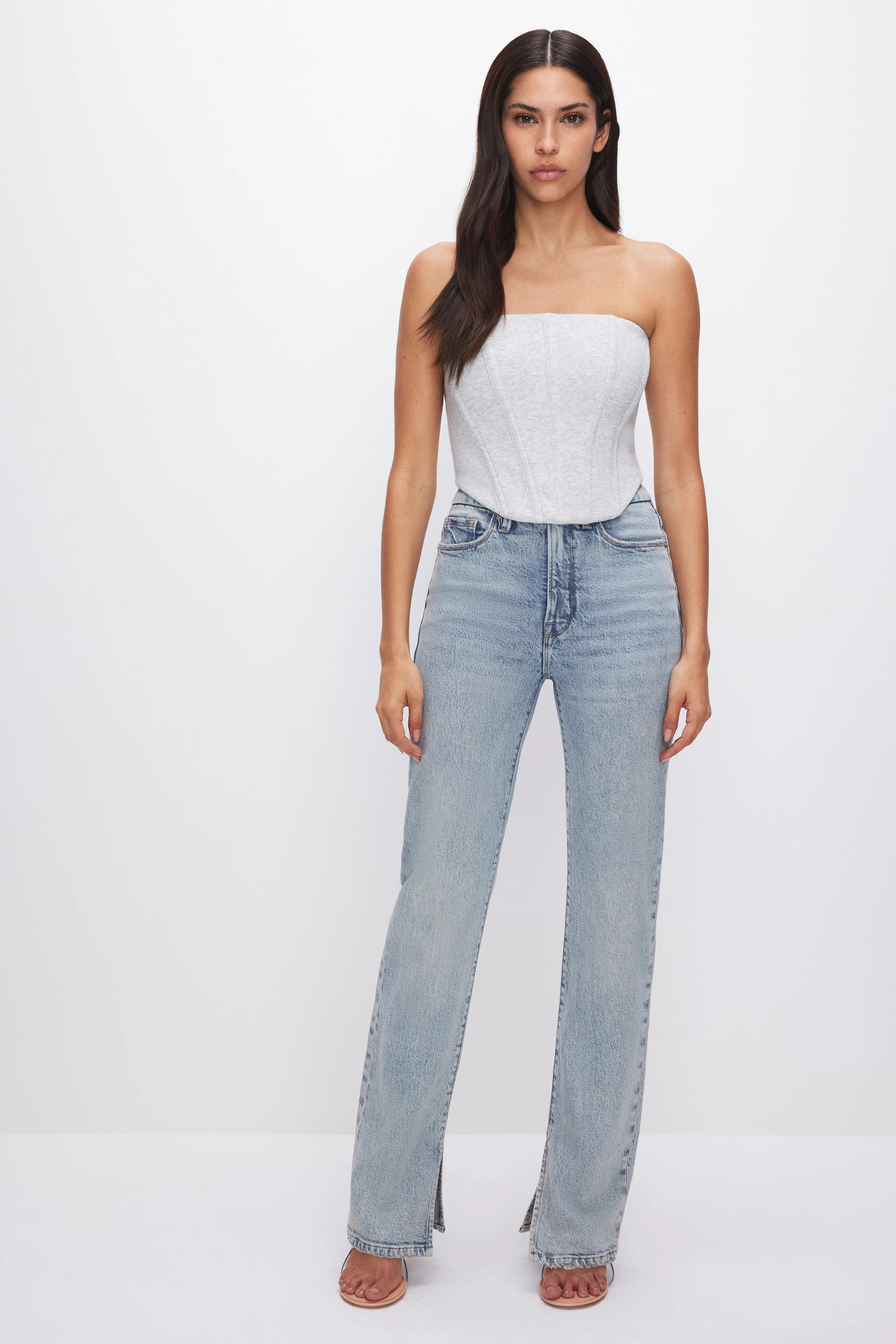 GOOD BOY STRAIGHT JEANS | INDIGO541 - GOOD AMERICAN | Good American