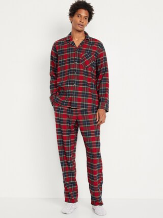 Flannel Pajama Set for Men | Old Navy (CA)