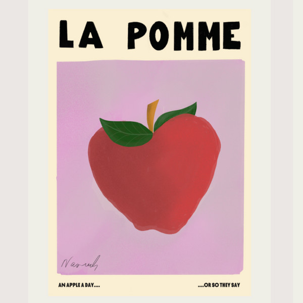 Natalia Bagniewska 'la Pomme' A3 Print - Trouva | Trouva (Global)
