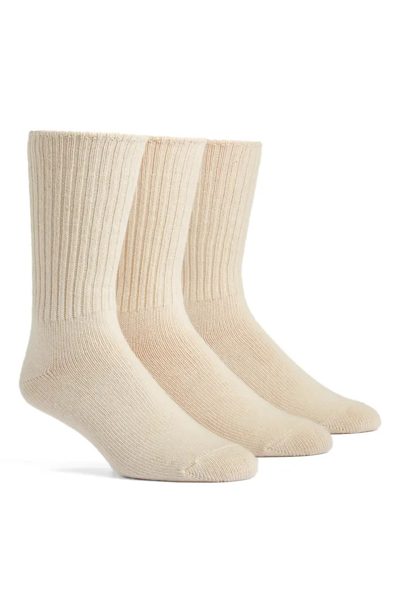 Maggie’s Organics Maggie's Organics 3-Pack Organic Cotton Blend Crew Socks | Nordstrom | Nordstrom