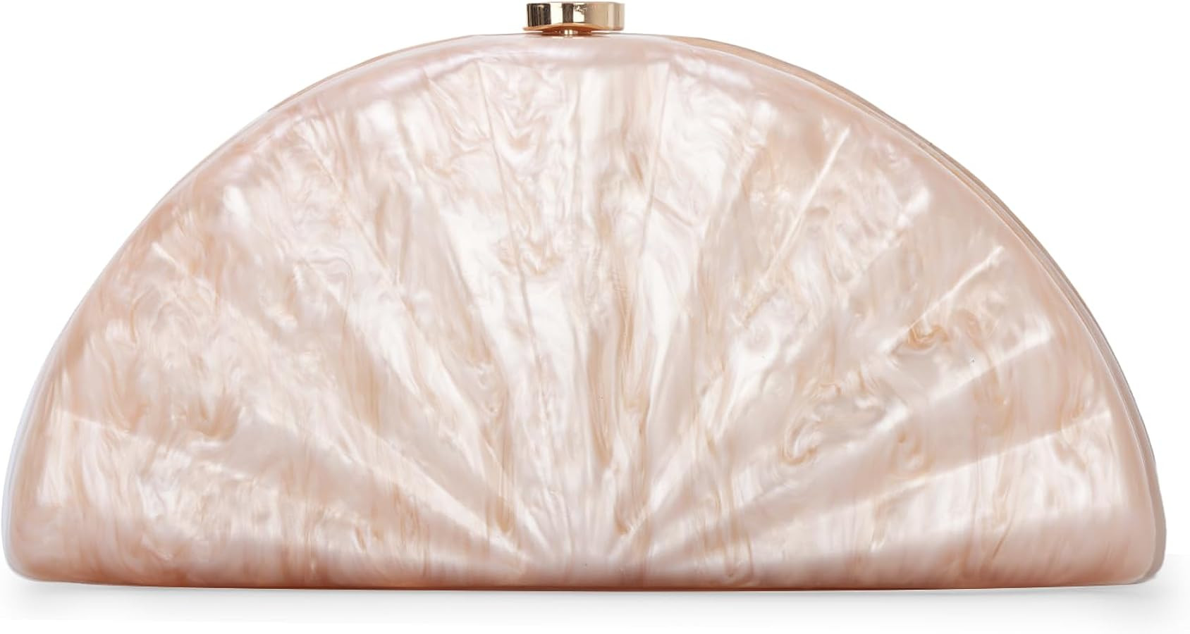 EVEOUT Women Acrylic Clutch Purse with Chain Elegant Marble Shell Evening Bag for Wedding Party P... | Amazon (UK)