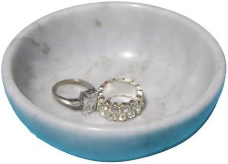 CraftsOfEgypt Real Marble Jewelry Dish - Ring Holder - Jewelry Organizer Tray - Decorative Key Bowl- | Amazon (US)