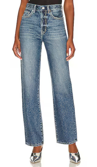 Cassie Super High Rise Straight in Illuminating | Revolve Clothing (Global)