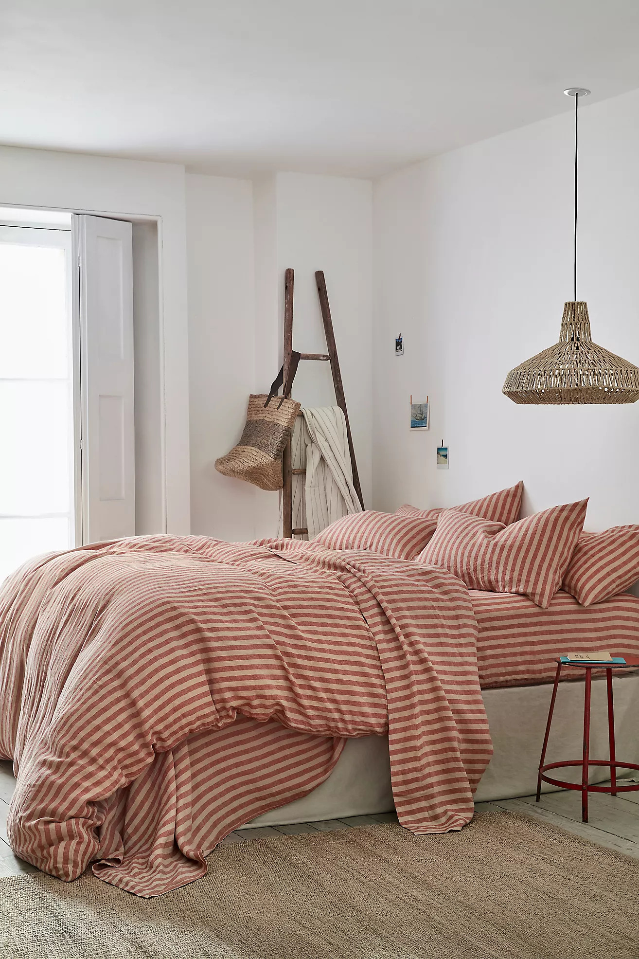 Piglet in Bed Linen Blend Duvet Cover | Anthropologie (US)
