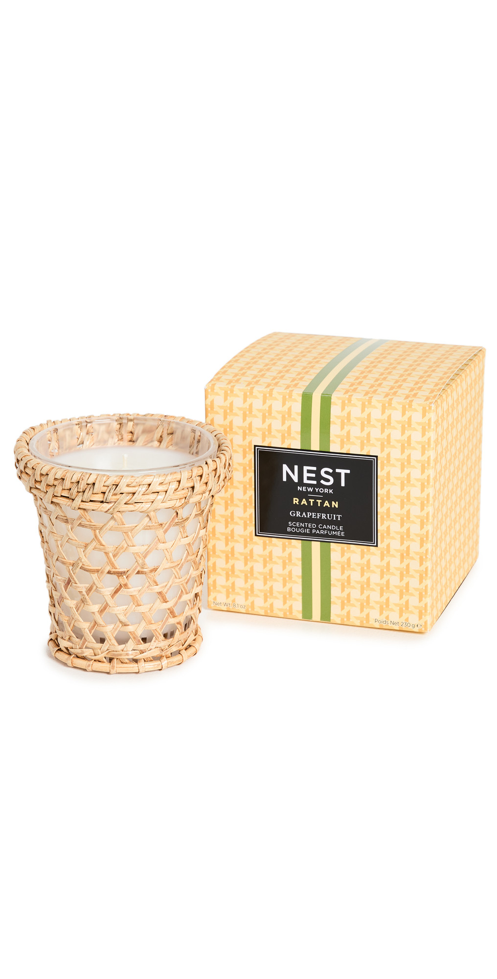 Nest Fragrance Grapefruit Rattan Classic Candle | Shopbop