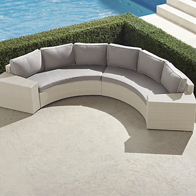 Pasadena II 4-pc. Modular Sofa Set in Ivory Finish | Frontgate