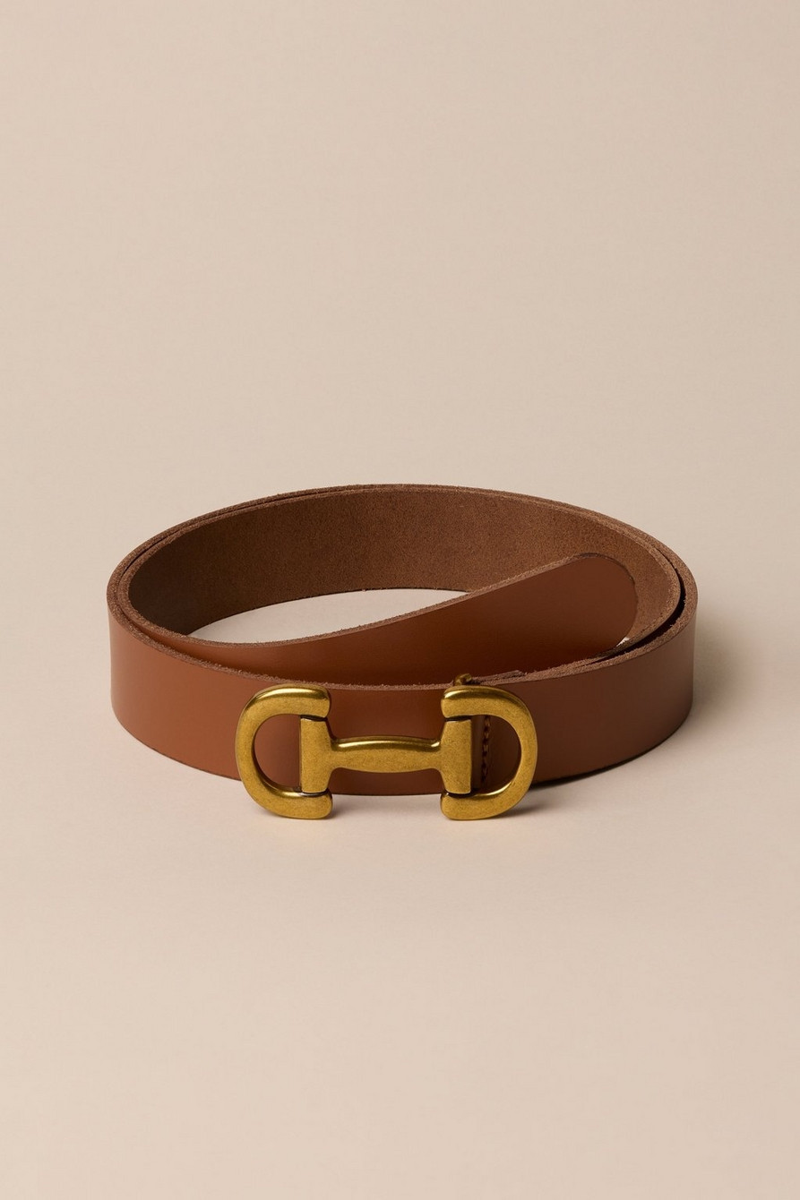 EQUESTRIAN BUCKLE LEATHER BELT | Lucky Brand