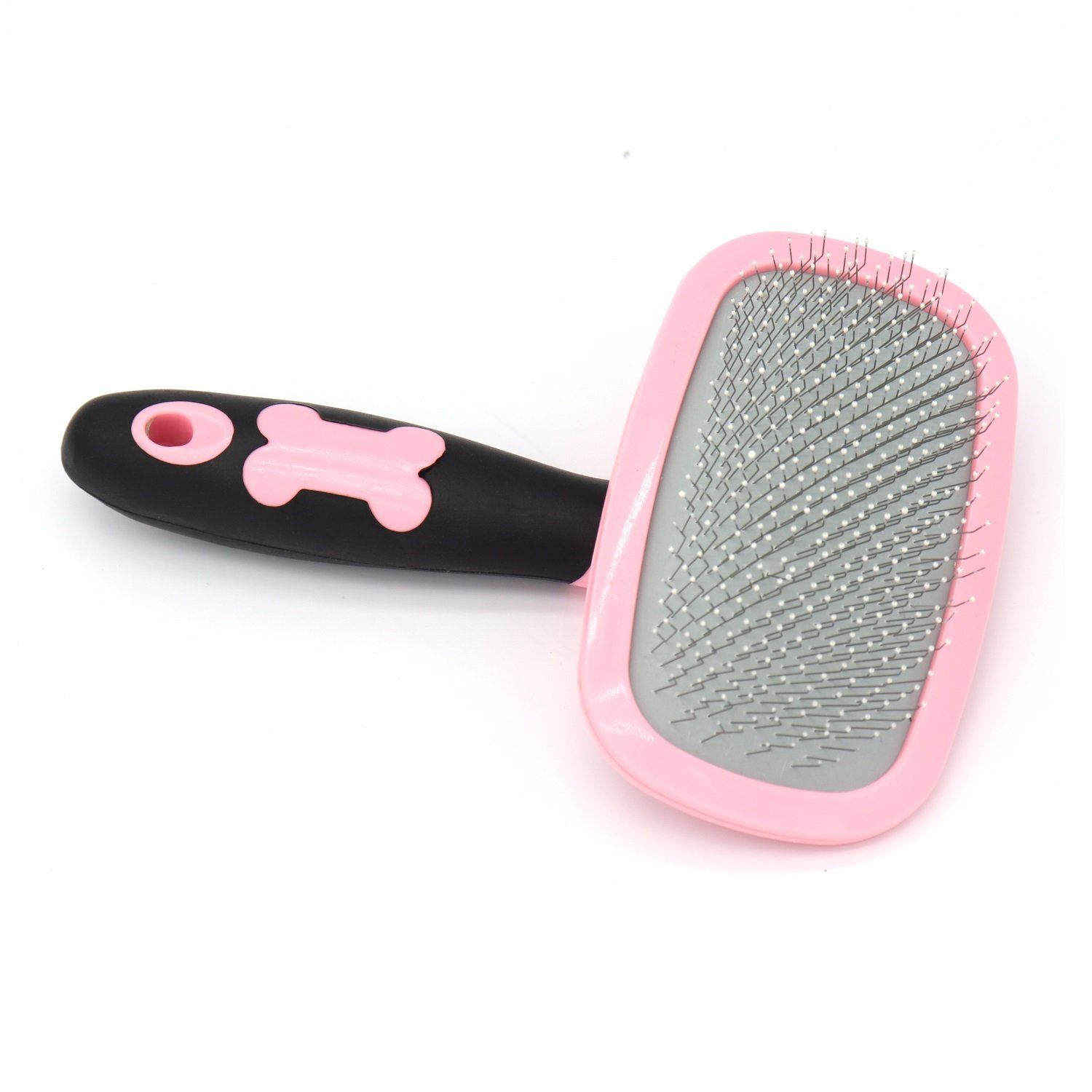 Glendan Dog Brush & Cat Brush- Slicker Pet Grooming Brush- Shedding Grooming Tools(Pink) | Amazon (US)