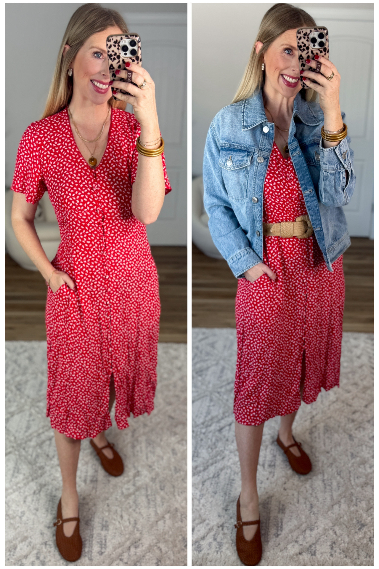 2 ways to style this time and tru midi dress from Walmart! 

#LTKWorkwear #LTKootd