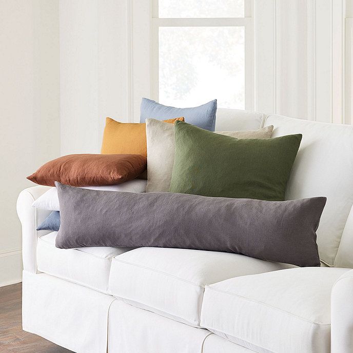 Belíssima Flax Linen Pillow | Ballard Designs, Inc.