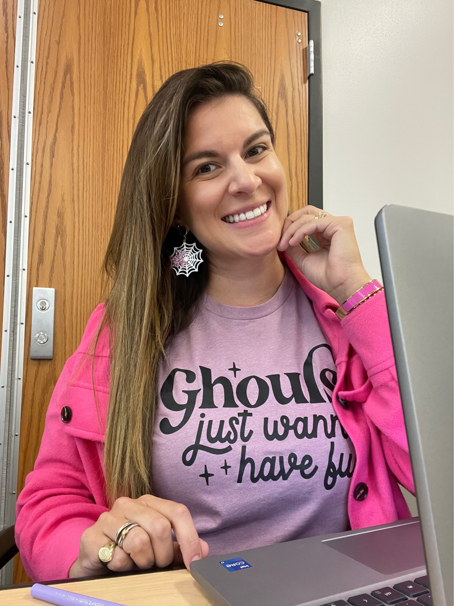 In a training today rocking some of my favorite Halloween pieces. - XO, Krista

#LTKSeasonal #LTKHalloween #LTKunder50