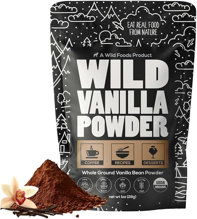 Wild Foods Organic Vanilla Bean Powder | All Natural Pure Vanilla Beans from Madagascar | Wild Po... | Amazon (US)