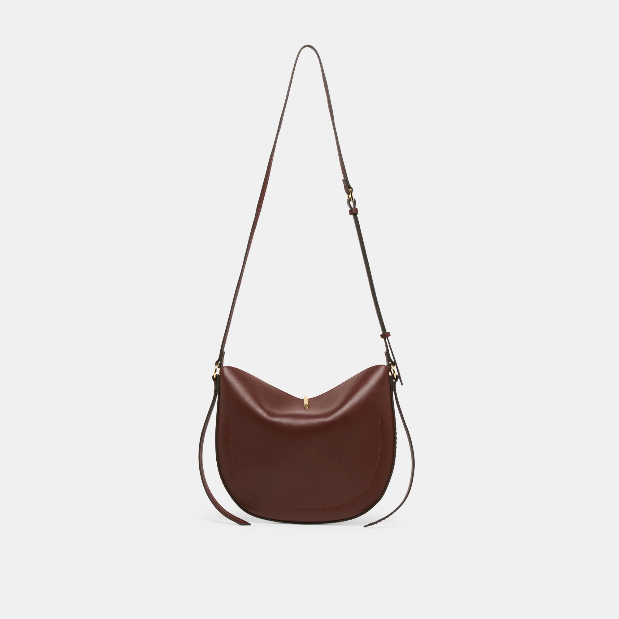 Burano Brown Leather Crossbody | Dolce Vita | DolceVita.com