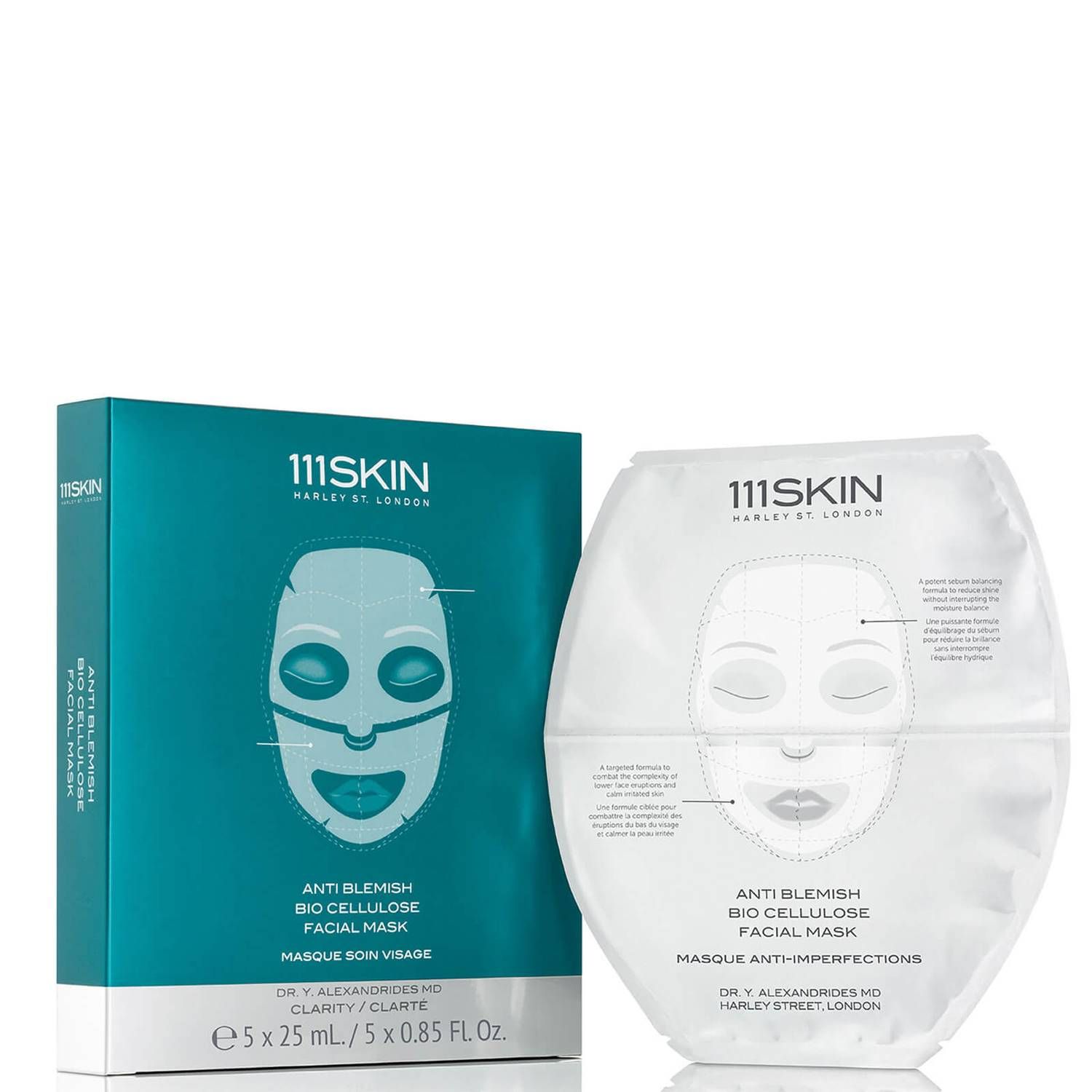 111SKIN Anti Blemish Bio Cellulose Facial Mask (5 count) | Dermstore