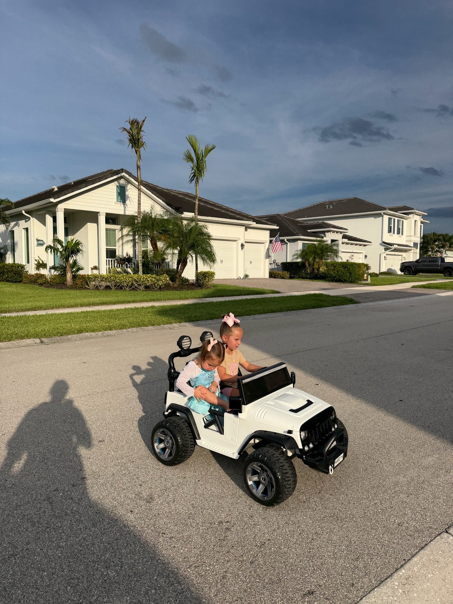 Our jeep! A parent can also control it which is nice! But now Claira drives it so well!

#LTKKids